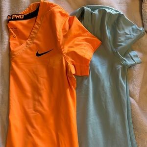 Dry fit athletic T-shirt’s, 2 Nike